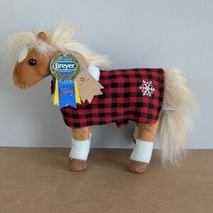 Breyer | NWT Holiday Horse "Holly" Plush Toy, by Aurora